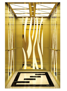 Passenger Elevator - Luxury Gold